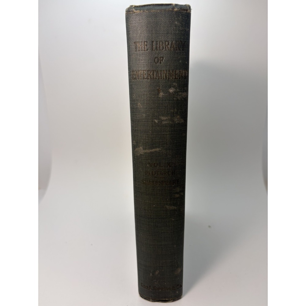 Antique The Library of Entertainment Vol X Plutarch Shakespeare Hardcover Book